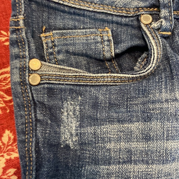 Limited Too super low 14 slim distressed jeans 💕 - Picture 6 of 10